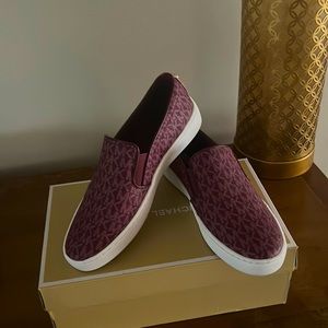 Michael Kors Keaton Slip-On Signature Logo Sneakers